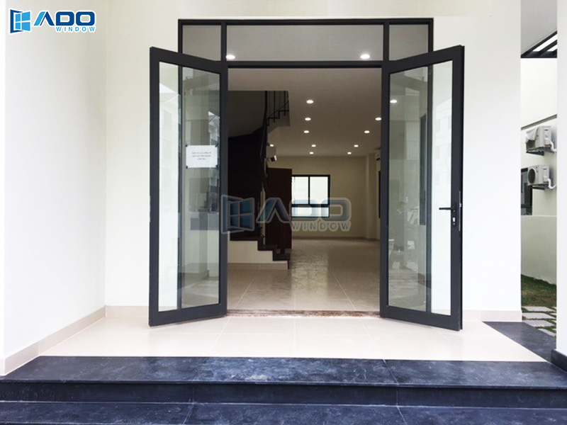 Top 10 mẫu cửa đi nhôm kính chất lượng