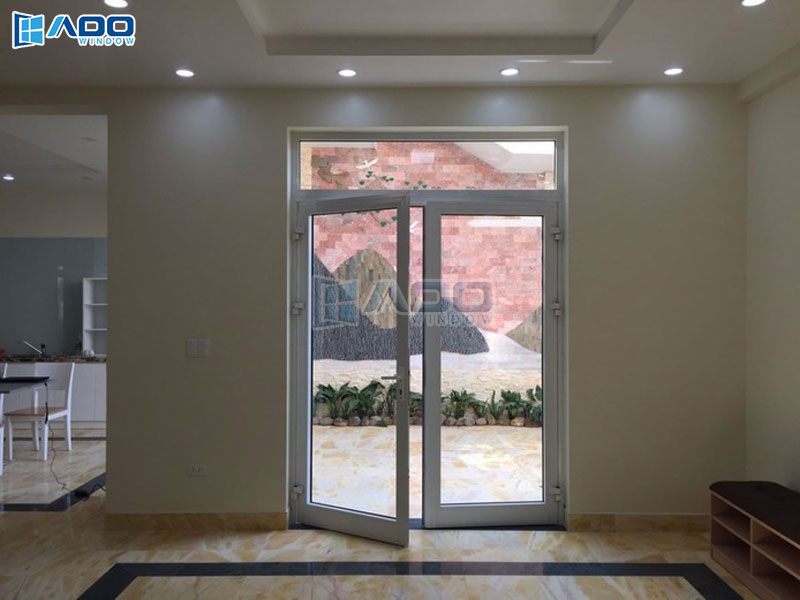 Top 10 mẫu cửa đi nhôm kính chất lượng
