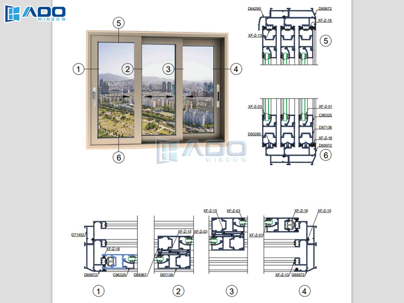 Cửa Xingfa hệ Class A hệ A72
