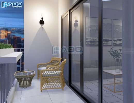 Gợi ý thiết kế cửa ban công đẹp và an toàn cho nhà phố